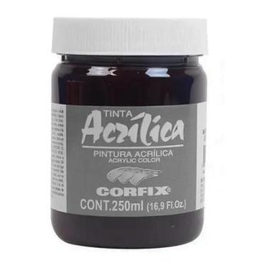Imagem de Tinta Acrílica 250ml G2 095 Marrom de Garança Corfix, 095 - MARROM DE 