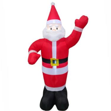 Imagem de Papai noel inflavel gigante 1 Metro 80cm decorativo de natal Natalino 