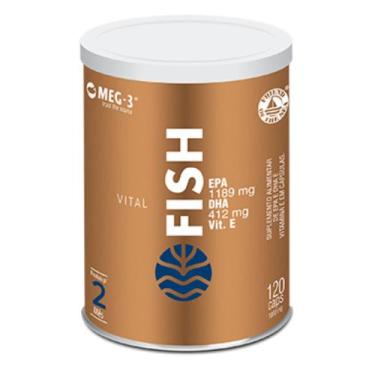 Imagem de Vital Fish Ômega 3 120 Caps Epa 1189mg Dha 412mg Vitamina E - Vital Ât