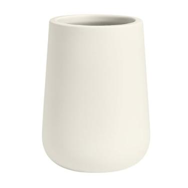 Imagem de Vaso Fibra De Vidro Decorativo Paris P 45cm (OFF WHITE FOSCO)