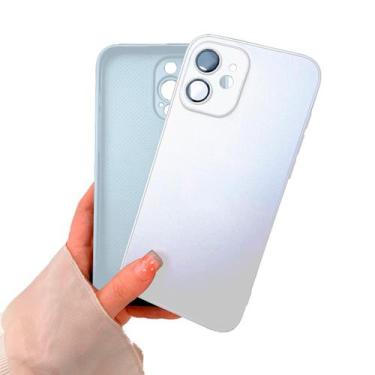 Imagem de Capinha Silicone Vidro Fosco Compatível com iPhone 11 - Geral, Branco