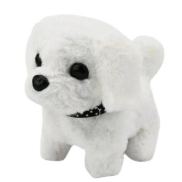 Imagem de Cachorro Cachorrinho De Pelúcia Que Anda E Late A Pilha 1 Unidade