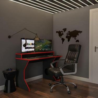 Imagem de Cadeira de Escritório Presidente Giratória Pam Preta