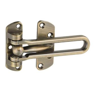 Imagem de Trava de Segurança Bronze Envelhecido  Ideal para Portas Internas e Ex