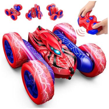 Imagem de Carrinho de Controle Remoto Dupla Face 360Flip 4WD Recarregável - Diversão Duradoura para Crianças!Excitobo