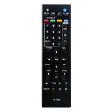 Imagem de Controle remoto de substituição RM-710R compatível com JVC TV RM-C1120 RM-C1150 RM-C1280 RM-C2020-1C RMC20201C RTRMC20201C RMC2020 LT22EX19 LT42EX18 RM-C2020 RM-C233 2 RM-C4 02 RM-C1313 RM-C1331