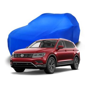 Imagem de Capa Para Cobrir Carros Volkswagen Tiguan Suv Premium - Lobo sete, Azu