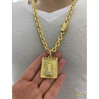 Imagem de Colar Banhado a Ouro 10mm 70cm Tojoia18k