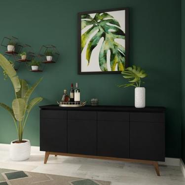 Imagem de Buffet Milli 4 PT Preto - Mobly
