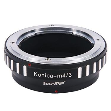 Imagem de Adaptador de montagem manual da lente da Haoge para lente de montagem Konica AR para câmera de montagem MFT M4/3 M43 e Micro Panasonic