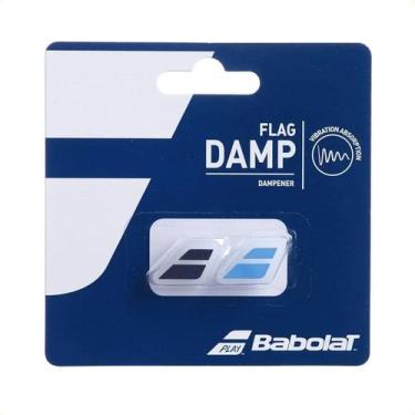 Imagem de Antivibrador Babolat Flag Damp Azul e Preto (Pack C/ 2 Un)