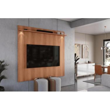 Imagem de Painel gGrande Amadeirado Pata Tv de 70 Polegadas River 1,83 Lukaliam,