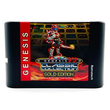 Imagem de Retrotech Cartucho De Jogo 1500 Em 1 Gold Edition Para Console Sega Genesis