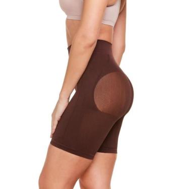 Imagem de Bermuda Modeladora com Cós Baixo Plie Conforto e Compressão - Plié, Ma