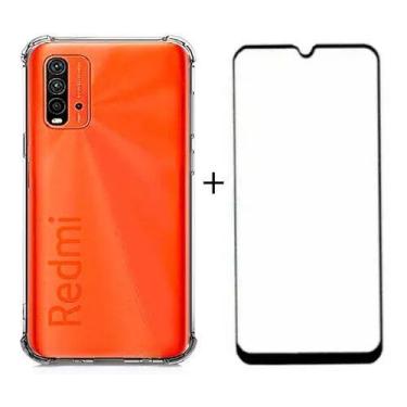 Imagem de Capa Anti Impacto + Pelicula 3d Para Xiaomi Redmi 9t - Universo