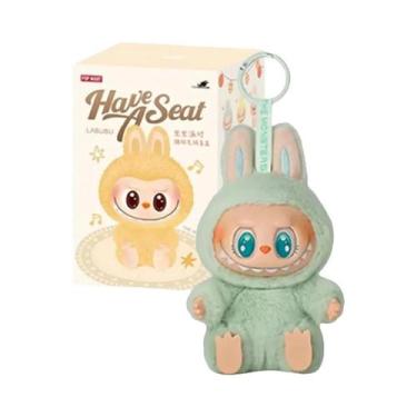 Imagem de Labubu V3 Monstros Macaron Enamel Face Blind Box PVC Pingente Boneca C