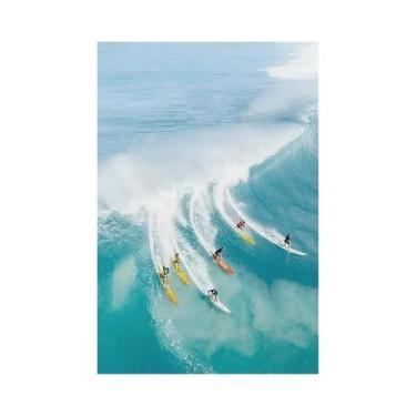 Imagem de Verão Praia Oceano Pintura Em Tela Ponte Tartaruga Gaivota Impressão D