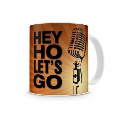 Imagem de Caneca Ramones Hey Ho Lets Go - Starnerd