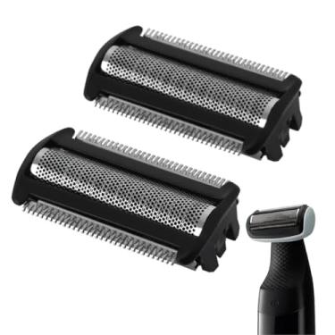 Imagem de Kit 2 Lâmina des Reposição para Barbeador Philips Bodygroom BG2000 – Compatível com Séries 7000, 3000 e TT – Aço Inoxidável – Mishave