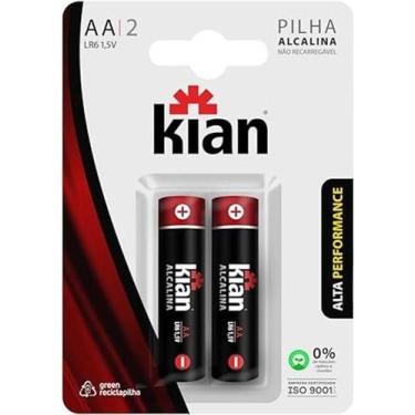 Imagem de Pilha Alcalina Aa - Blister C/2 Kian