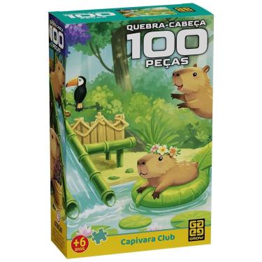 Imagem de Quebra-cabeça 100 peças Capivara Club