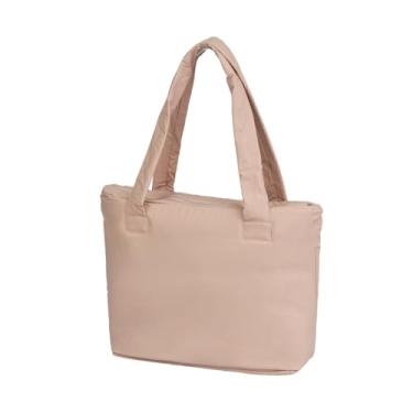 Imagem de Bolsa Térmica Multiuso Impermeável, 3 Tamanhos com Capacidades de 8L/15L/25L, Cores Lisas e Estampadas (Nude, G (25 Litros))