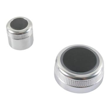 Imagem de QccHieUs 2x 4F0919070 Botão de controle de volume multimídia Interruptor de ajuste de acessórios automotivos de fácil instalação Botões de rádio