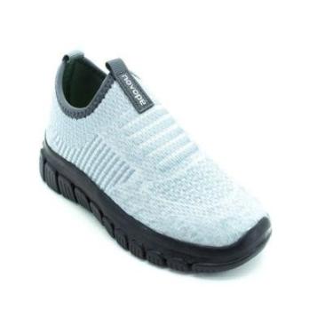 Imagem de Tênis Infantil Menino Novopé 9347 - Cinza E Preto-Masculino