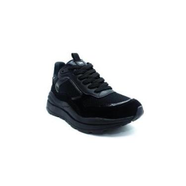 Imagem de TEnis Feminino Via Marte 22-3805 - Preto-Feminino
