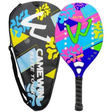 Imagem de Raquete Beach Tennis Kids Infantil Criança Camewin Elite Colorido - Ma