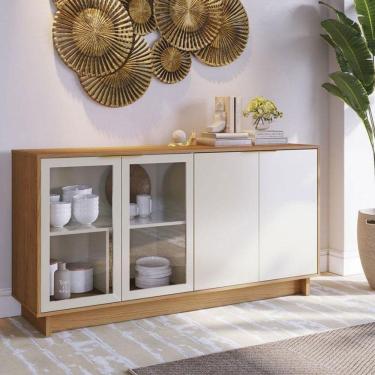 Imagem de Aparador Para Sala Buffet Ambiente Vitória Freijó Off White – Colibri