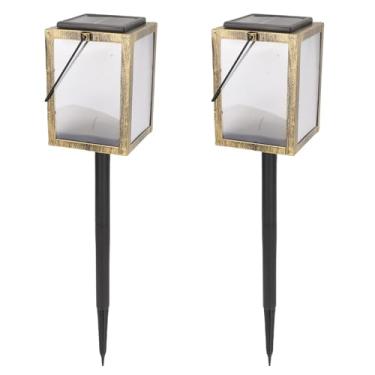 Imagem de Hyuduo Lanternas de Jardim de Tremores Solares Decoração Medieval de Lâmpada de Luminária de Estrelas 3D Pendurada Luzes de Estaca Com Modo de Piscar para o Jardim Pátio de Pátio de