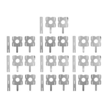 Imagem de AsrMyjcx Abas de conexão do pacote de bateria Folha de soldador a ponto Conector de componente eletrônico Superfície lisa Projetos de reparo de montagem faça, 30 Unidades