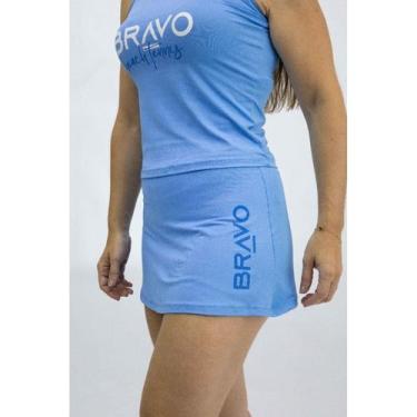 Imagem de Short Saia Dry Cool Beach Tennis Azul Bebê - Bravo, G, Azul bebê