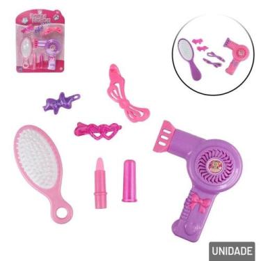 Imagem de KIT Salão de Beleza 6 Peças Infantil - Tudo em Caixa - Genérico