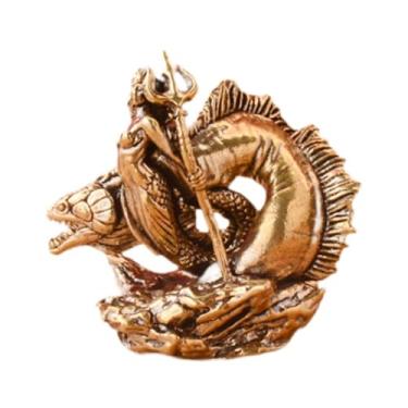 Imagem de Generic Estátua grega de Medusa, estatueta de Medusa, decoração de mesa antiga, estatueta em miniatura, ornamento para escritório, jardim, casa, gramado, mesa