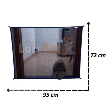 Imagem de Cerca Tela para Cachorros Cães Pet Divisoria de Ambientes para Portas 