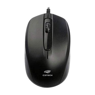 Imagem de Mouse C3Tech, USB preto - MS-30BK, Padrão