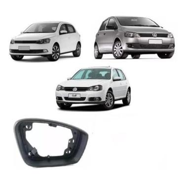 Imagem de Moldura Retrovisor Sem Furo Gol Voyage Saveiro G6 Polo Up Ld