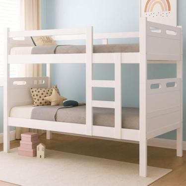 Imagem de Beliche Solteiro Multifuncional Vira Duas Camas Em MDF Resistente - To