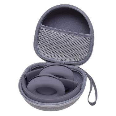Imagem de Capa para fone de ouvido Beats/JBL/JLab/TOZO/BERIBES/Picun/KVIDIO com cancelamento de ruído e fone de ouvido dobrável (cinza)