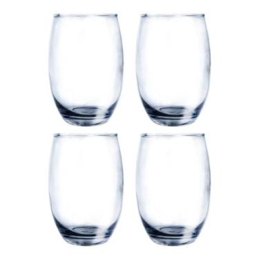 Imagem de 4 Copos Alto Redondo Vidro Aruba 465ml Suco Drink Nadir - NADIR FIGUER