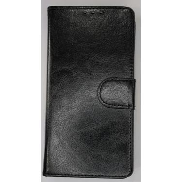 Imagem de Capa Capinha Carteira moto g7 play Xt1952 5.7 Cores lisa - HHW, preto