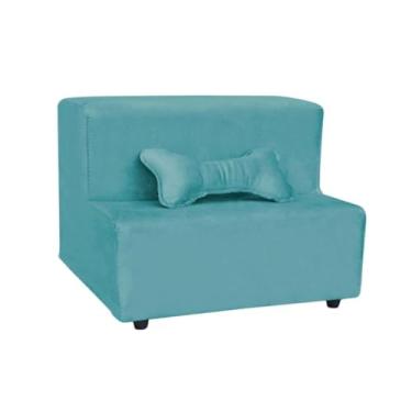 Imagem de Escadas Pet, Rampa para Cães e Gatos Subir na Cama Conforto e Segurança para Seu Companheiro(AZUL TURQUESA)