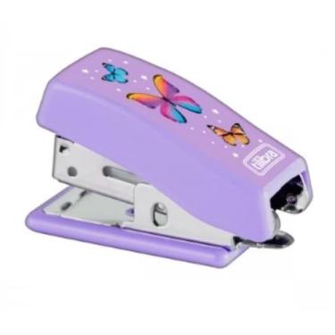 Imagem de Grampeador Mini Para 12 Folhas Borboleta Tilibra