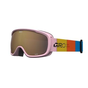 Imagem de Giro Óculos de esqui Buster Kids - Óculos de snowboard para jovens, meninos, meninas - blocos rosa - rosa âmbar