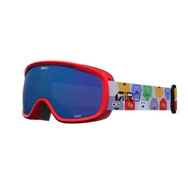 Imagem de Giro Óculos de esqui Buster Kids – Óculos de snowboard para jovens, meninos, meninas – multirostos – cinza cobalto