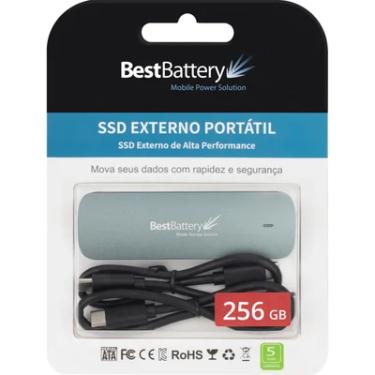 Imagem de SSD Bestbattery Externo Nvme 256gb 1700mb/s Gravação Usb