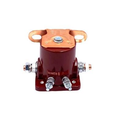 Imagem de Solenoide de arranque Hot Rod resistente de 12V 2 pinos compatível com Ford 1956-up Bronco Mercury Evinrude Johnson Trator externo substitui B6AZ-11450-A B-6A-11450A SW-3 C6AF C7AF C3912 C9AF F496