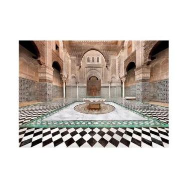 Imagem de Allahu Akbar Kaaba Mesquita Sagrada Caligrafia Islâmica Pintura Em Tel